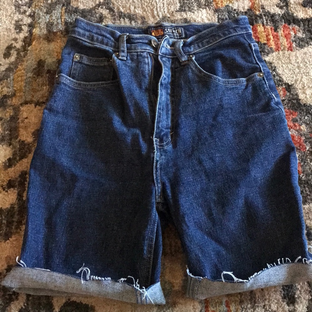 Super high waisted cut off shorts